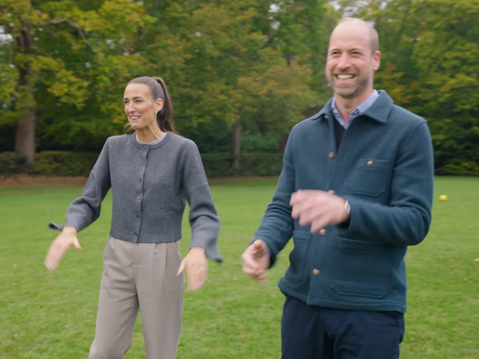 Prince William and Jill Scott