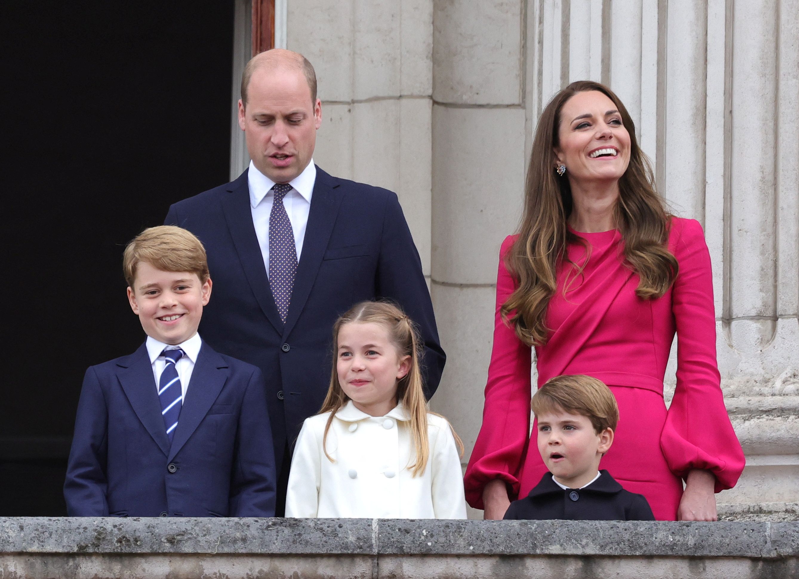 Prince William and Kate with Prince George, Princess Charlotte and Prince Louis