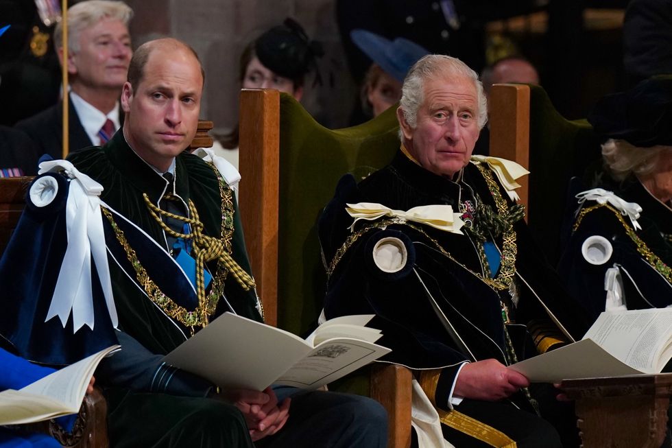 Prince William and King Charles