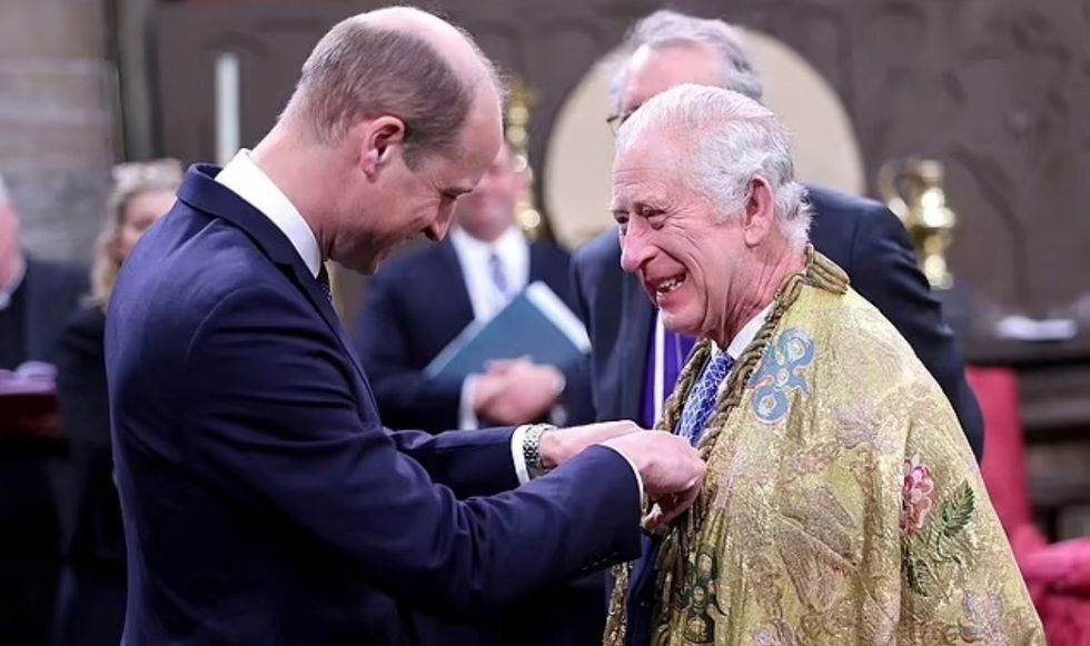 Prince William and King Charles