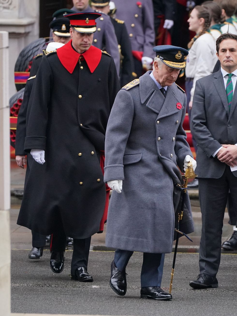 Prince William and King Charles