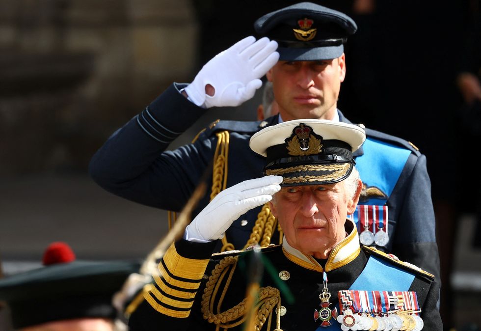 Prince William and King Charles