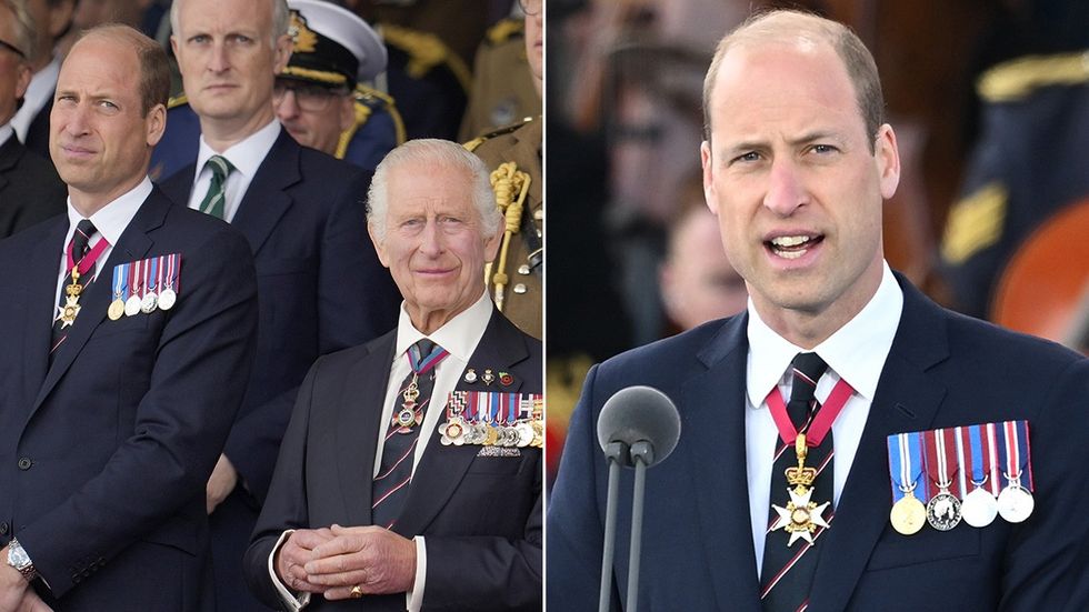 Prince William and King Charles