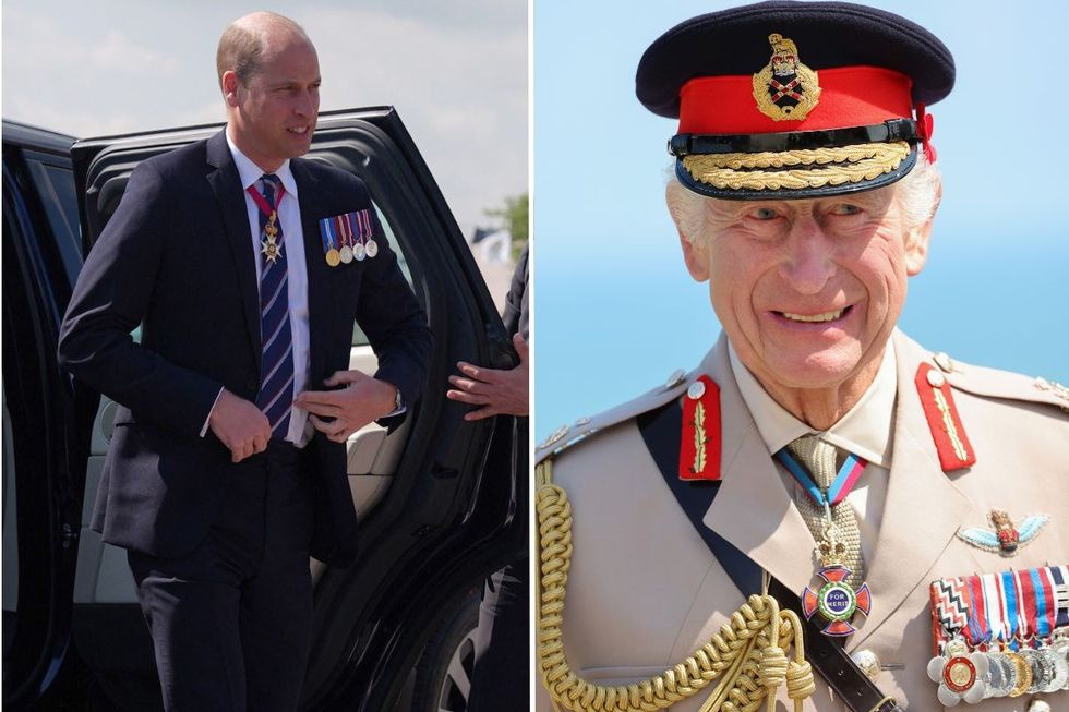 Prince William and King Charles