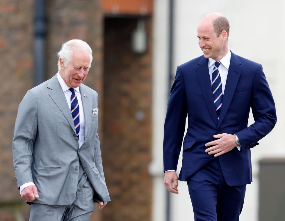 Prince William and King Charles