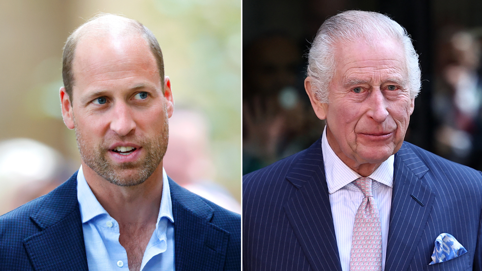 Prince William and King Charles