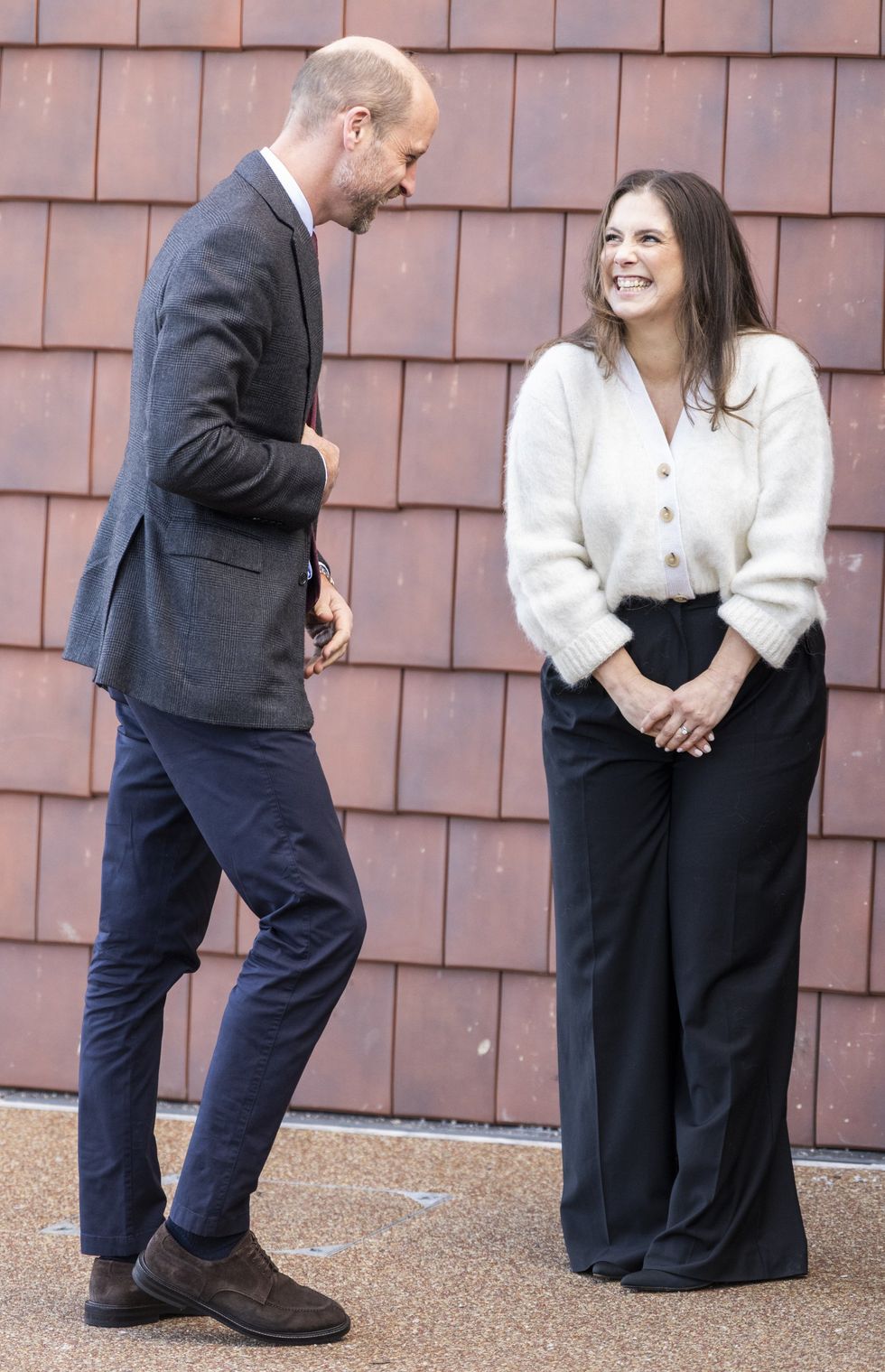 Prince William and Lindsey Burrow