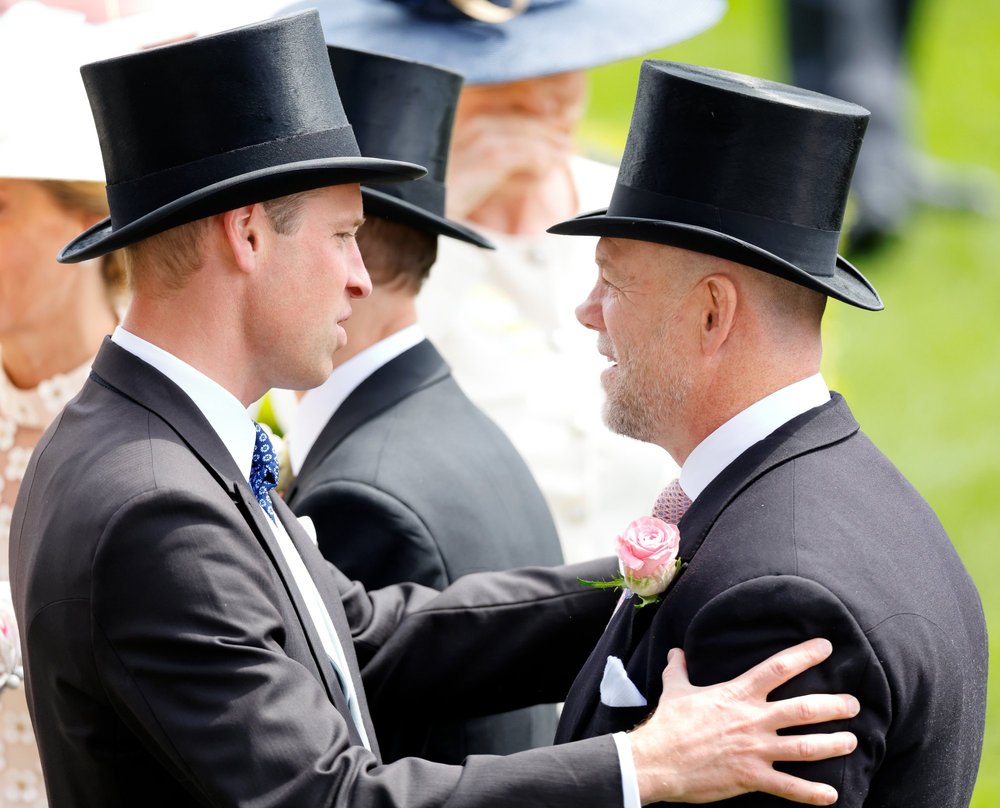 Prince William and Mike Tindall