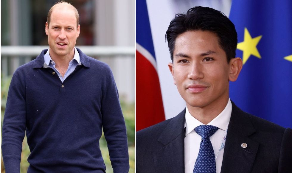 Prince William and Prince Abdul Mateen of Brunei