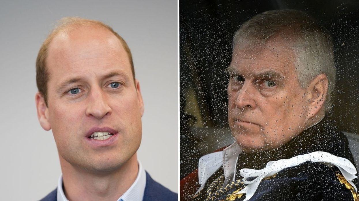 Prince William and Prince Andrew