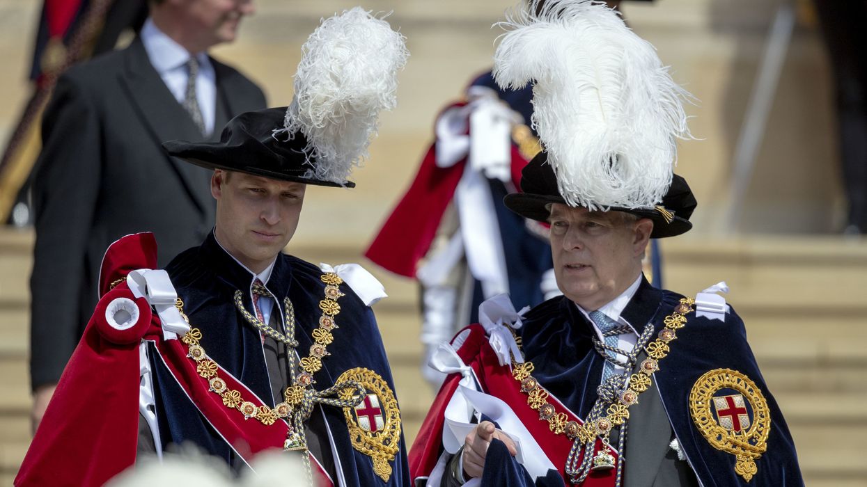 Prince William and Prince Andrew
