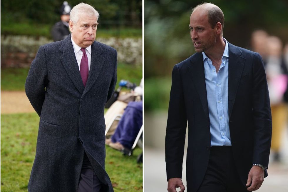 Prince William and Prince Andrew