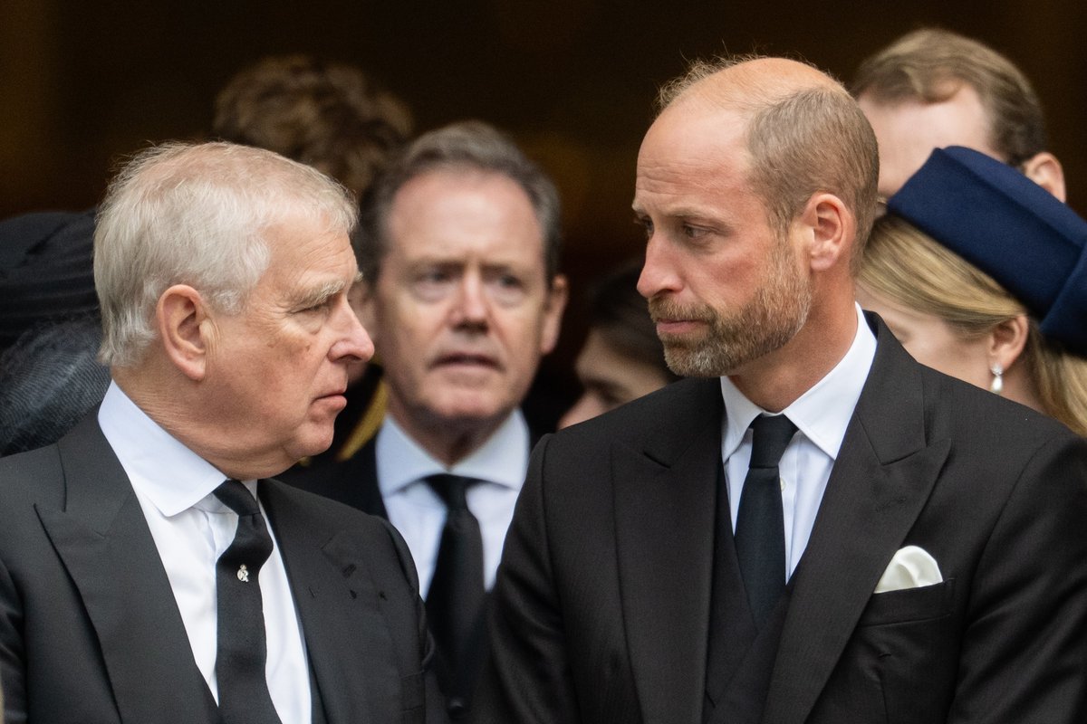 Prince William and Prince Andrew