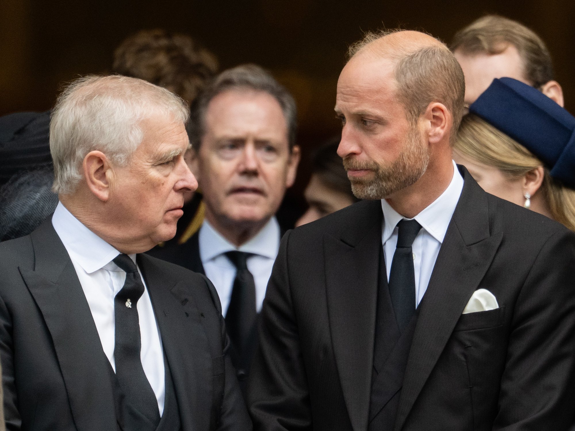 Prince William and Prince Andrew