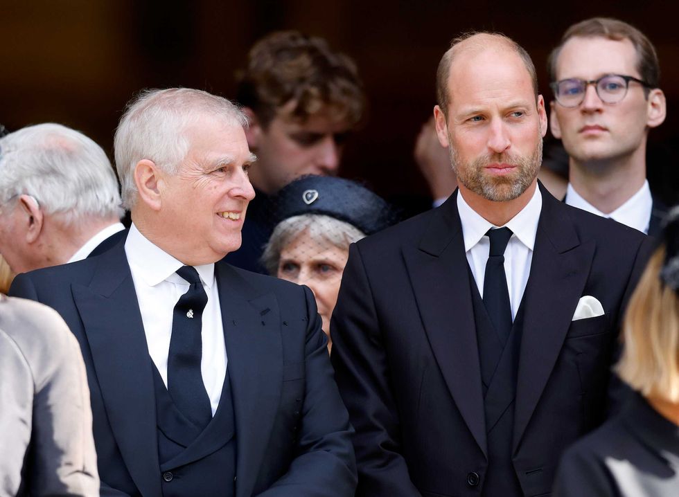 Prince William and Prince Andrew