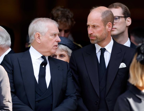 Prince William and Prince Andrew