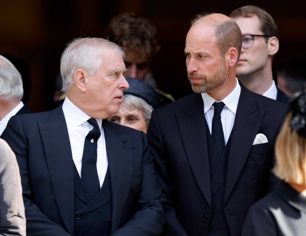 Prince William and Prince Andrew