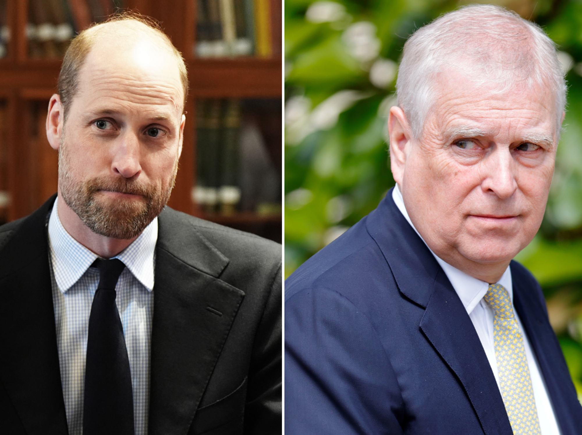 Prince William and Prince Andrew