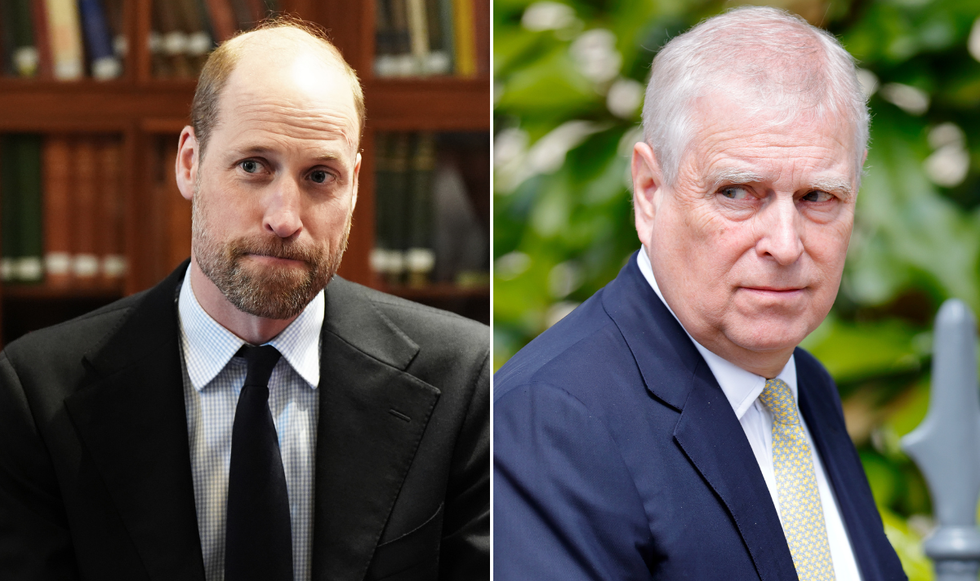 Prince William and Prince Andrew