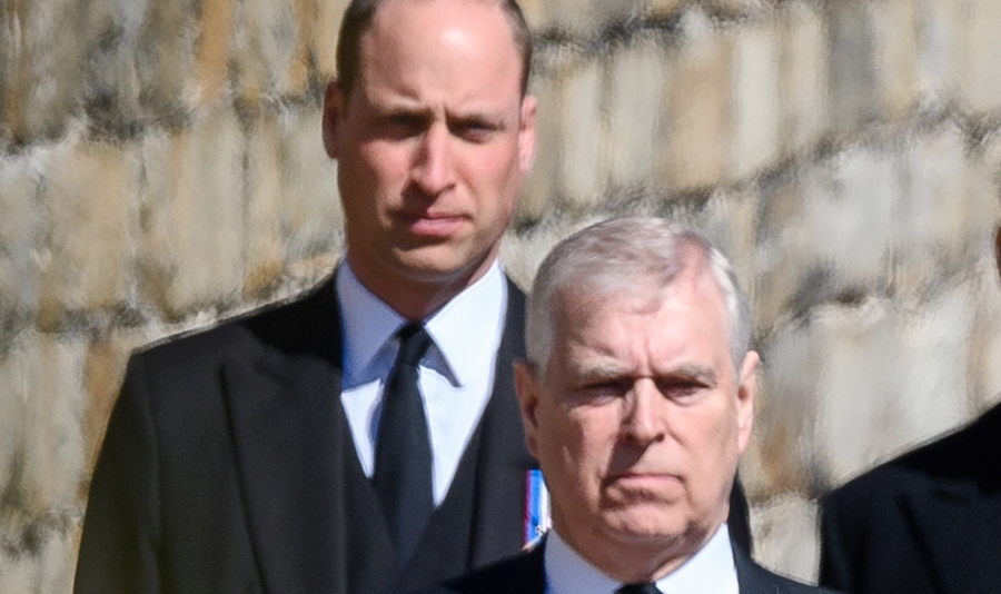 Prince William and Prince Andrew