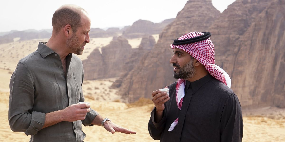 Prince William runs 40 minutes late in Saudi Arabia after extended lunch with senior royal Prince William runs 40 minutes late in Saudi Arabia after extended lunch with senior royal