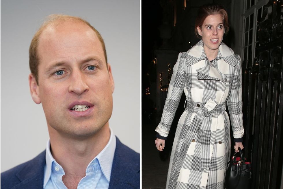 Prince William and Princess Beatrice