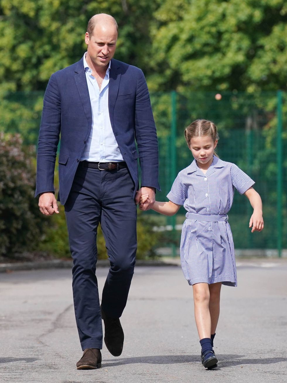 Prince William and Princess Charlotte