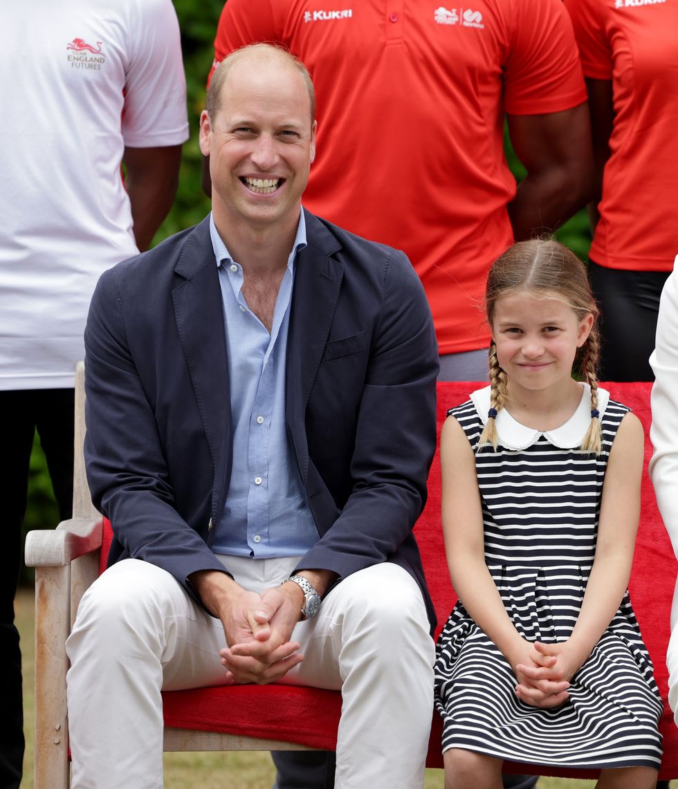Prince William and Princess Charlotte