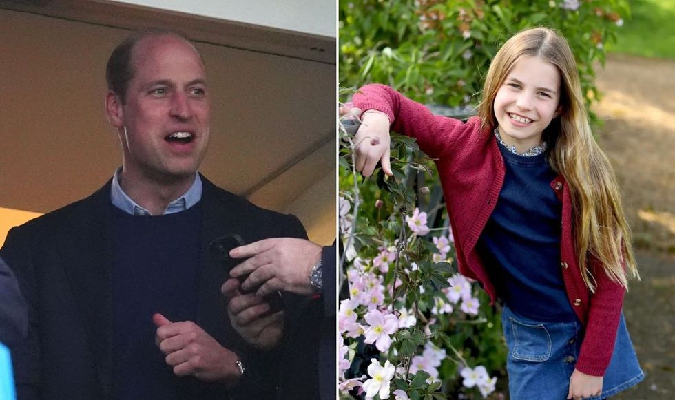 Prince William and Princess Charlotte