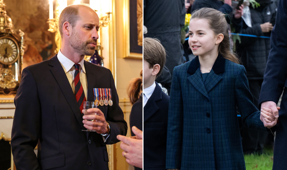 Prince William and Princess Charlotte