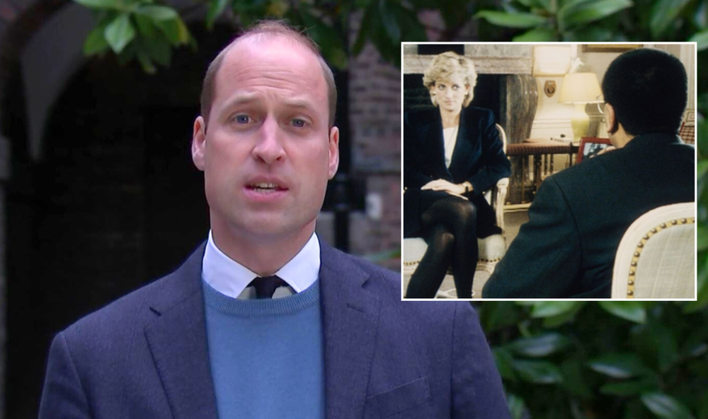 Prince William and Princess Diana