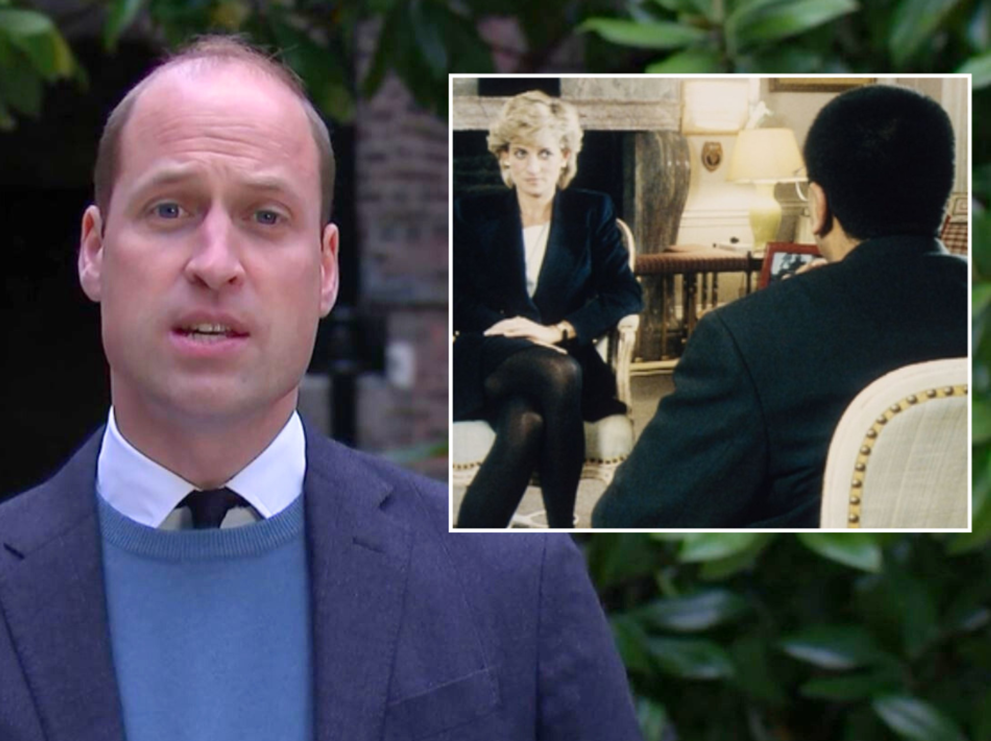 Prince William and Princess Diana