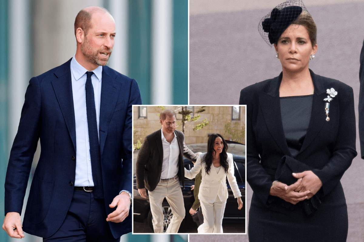 Prince William and Princess Haya