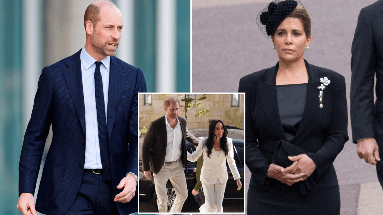 Prince William and Princess Haya