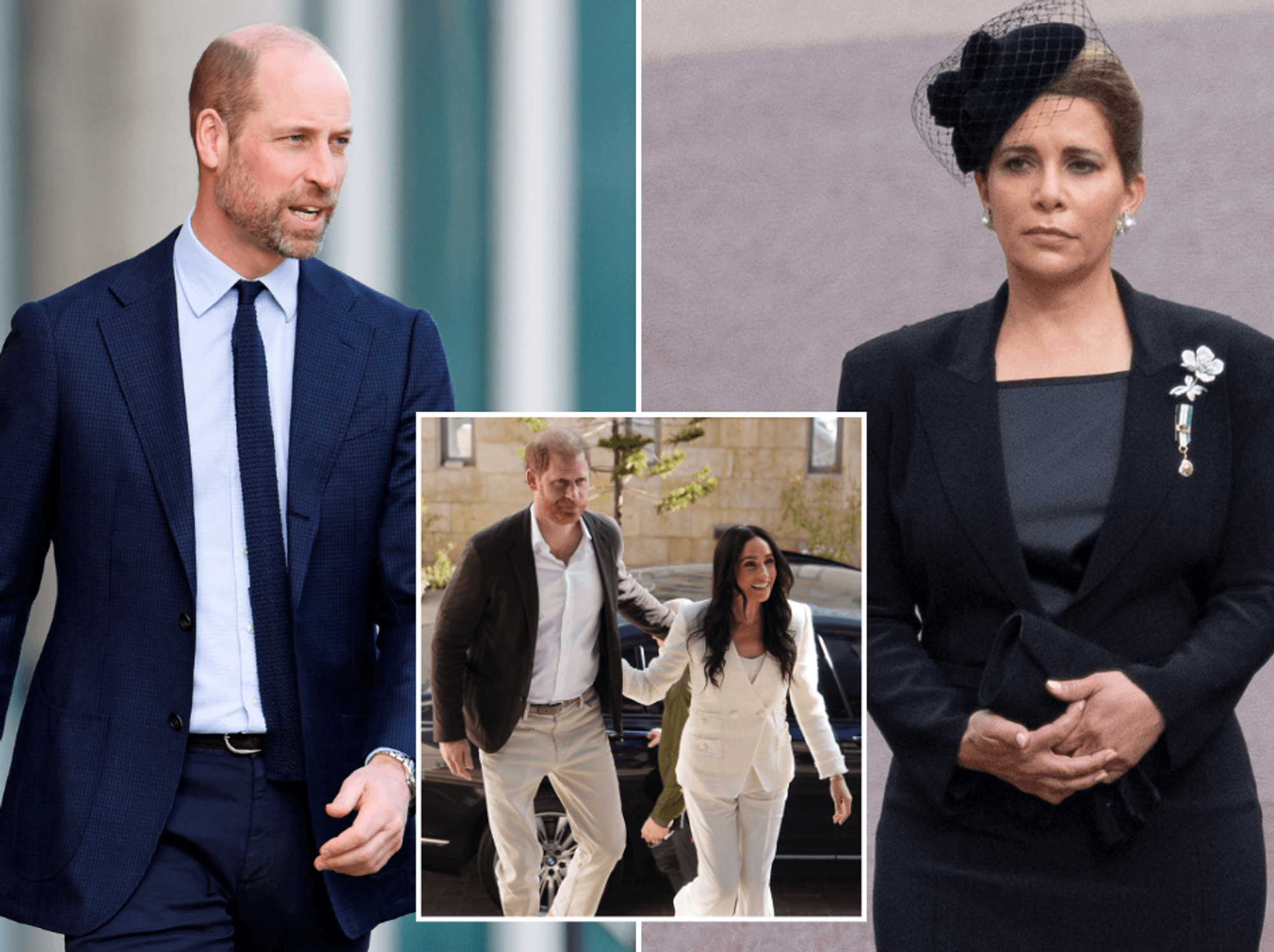 Prince William and Princess Haya