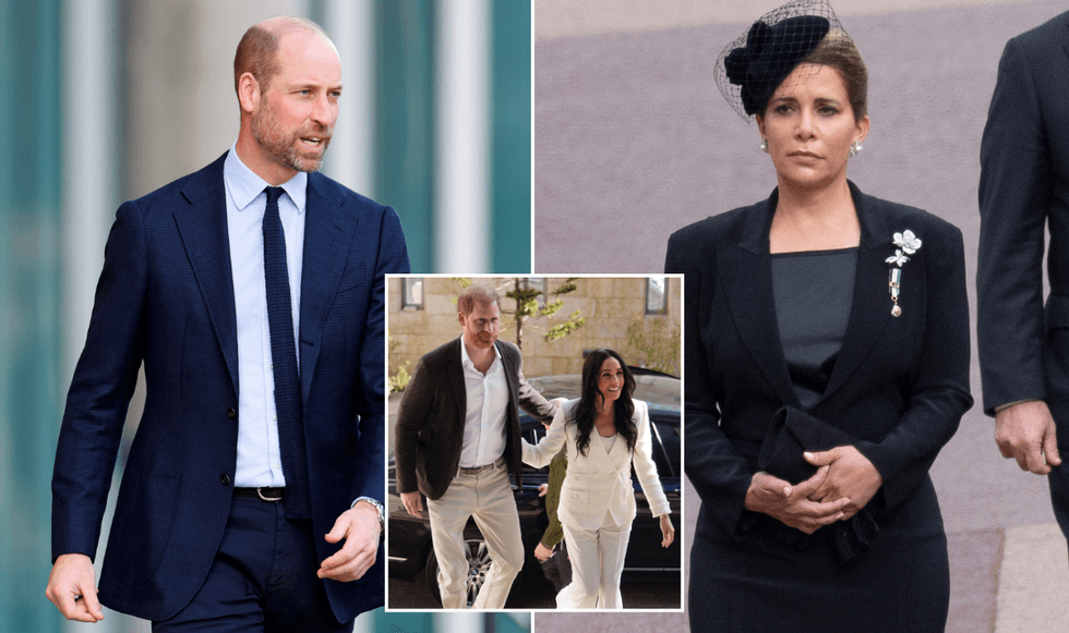 Prince William and Princess Haya