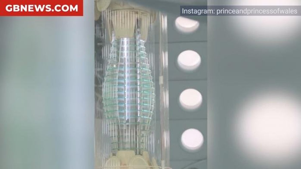 Prince William steps into Doctor Who’s Tardis in surprise visit to film studio