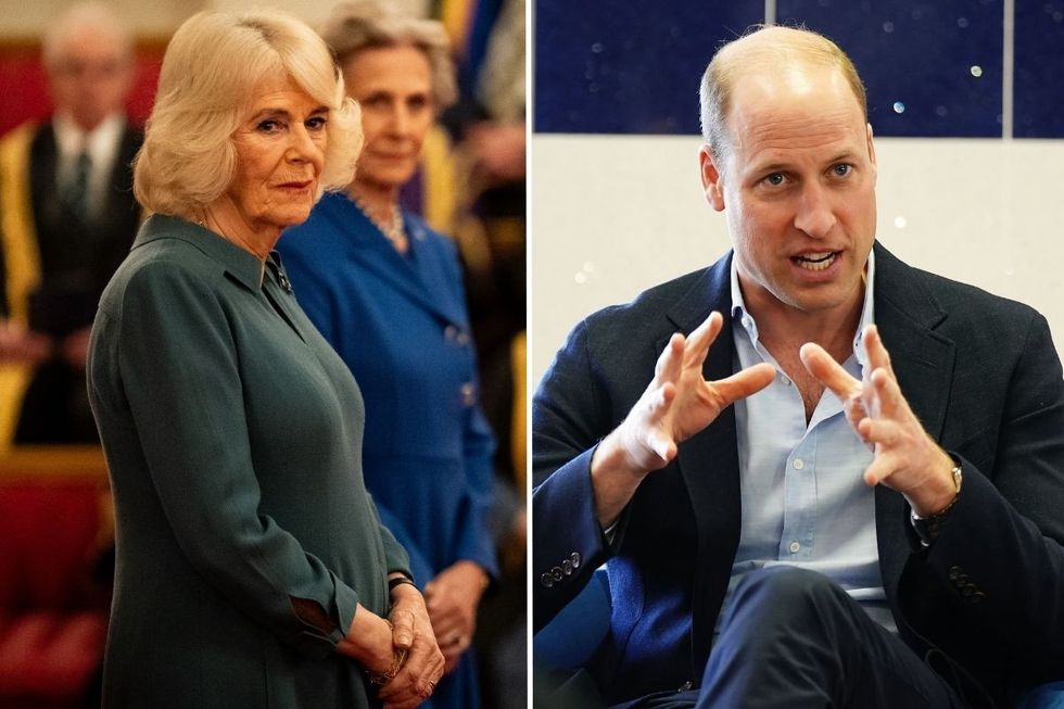 Prince William and Queen Camilla