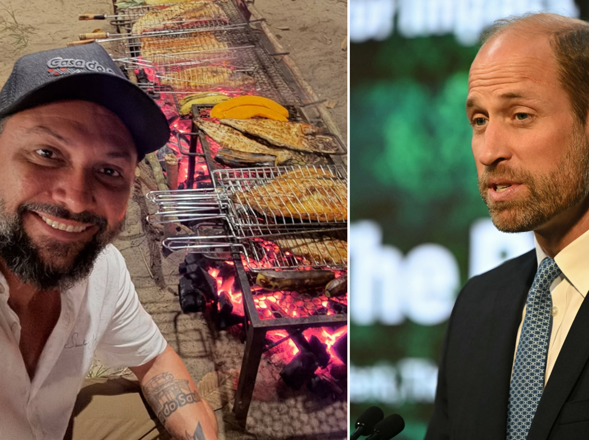 Prince William and Saulo Jennings