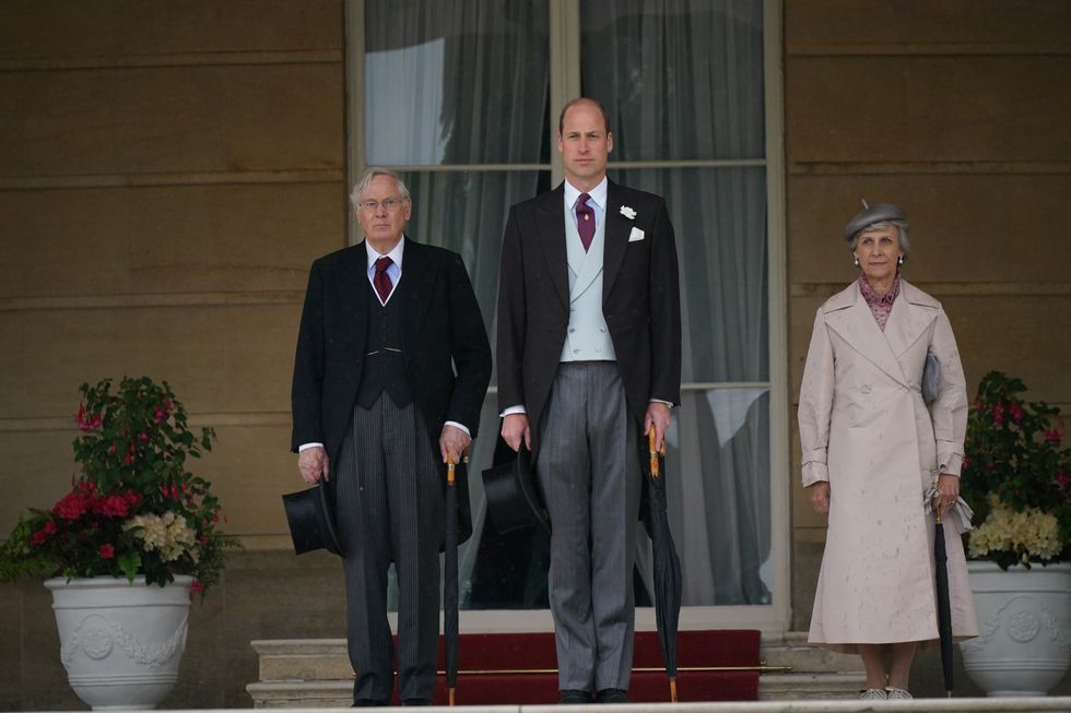 Prince William and the Duke and Duchess of Gloucester