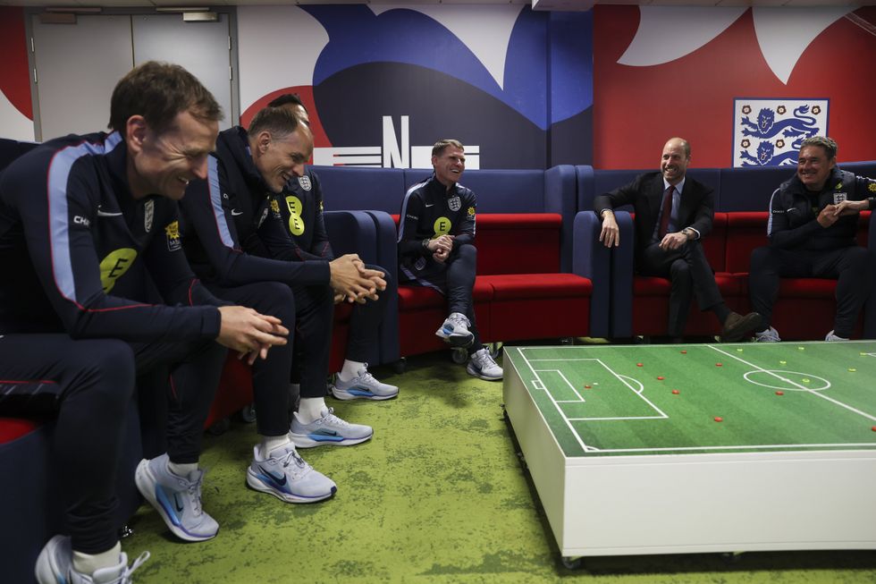 Prince William and Thomas Tuchel