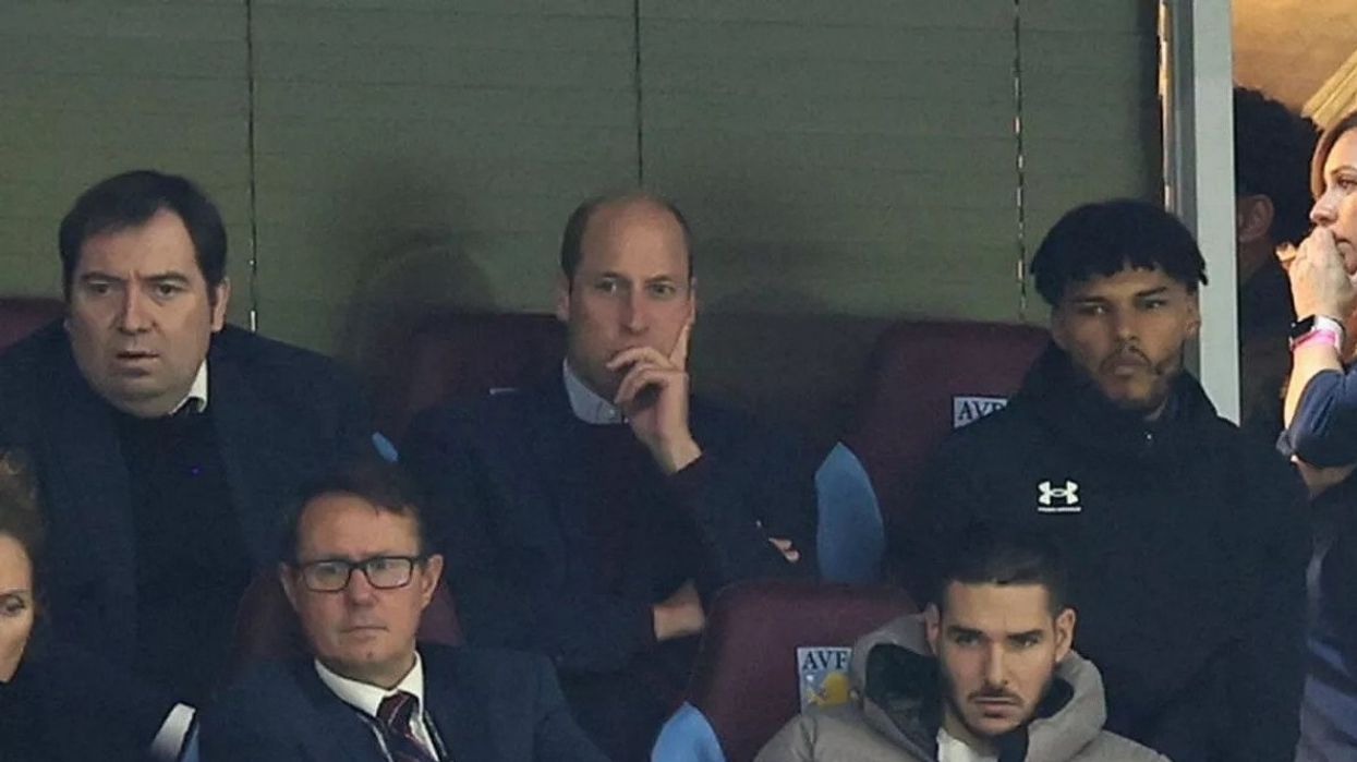 Prince William and Tyrone Mings