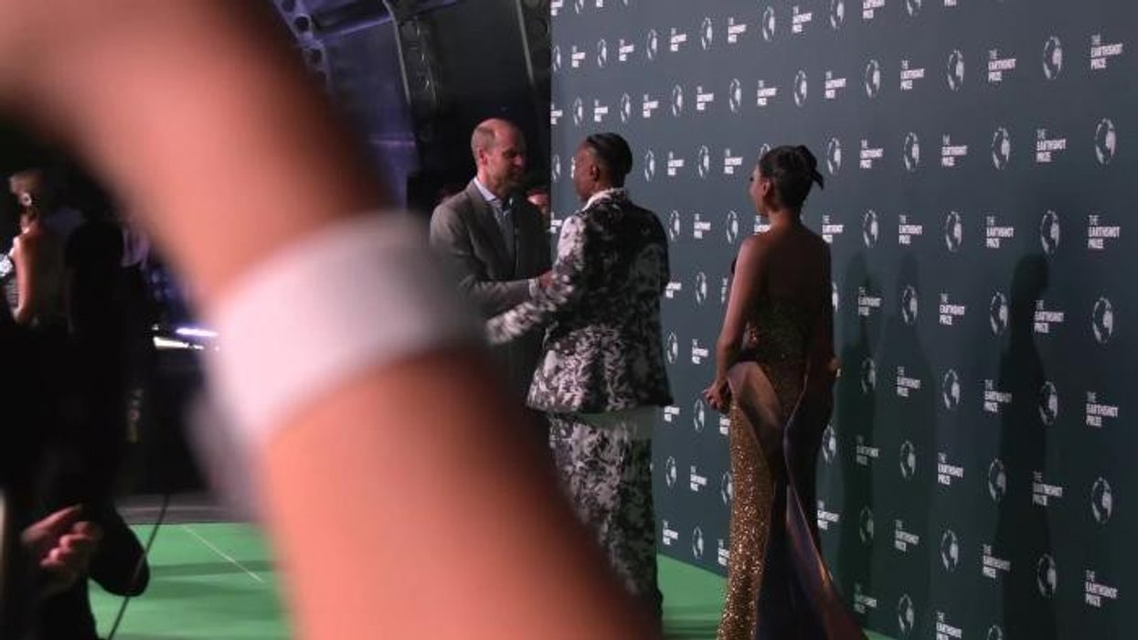 Prince William looks dapper as he arrives on green carpet for first ever Earthshot Prize Awards in Africa