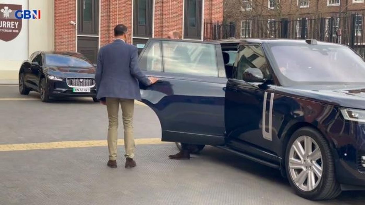Prince William pictured for the first time since hitting out at Princess Kate rumours