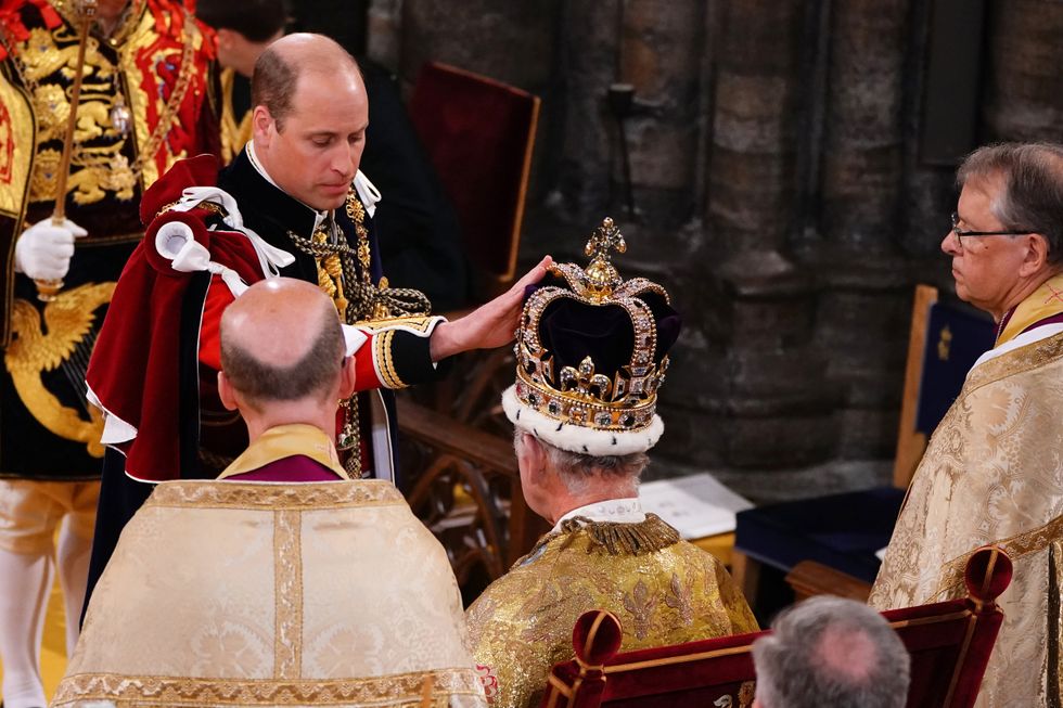 Prince William at King Charles's coronation