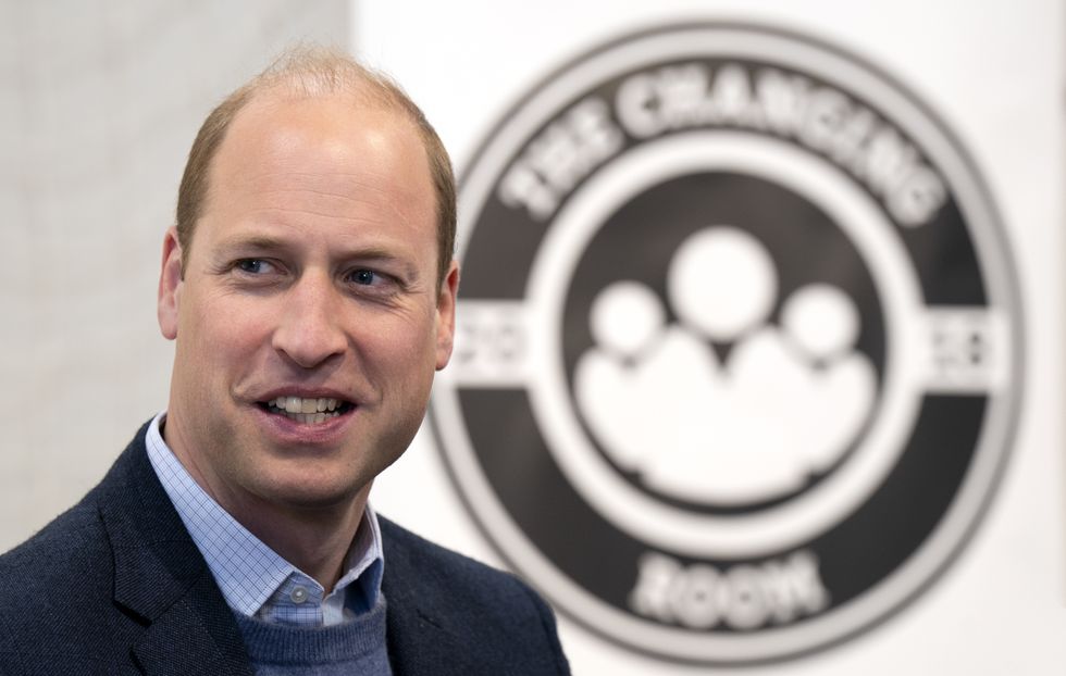Prince William at 'The Changing Room' programme launched by SAMH (Scottish Association for Mental Health) in 2018 and is now delivered in football clubs across Scotland. The Duke of Cambridge has done extensive work towards de-stigmatising mental health conversations.