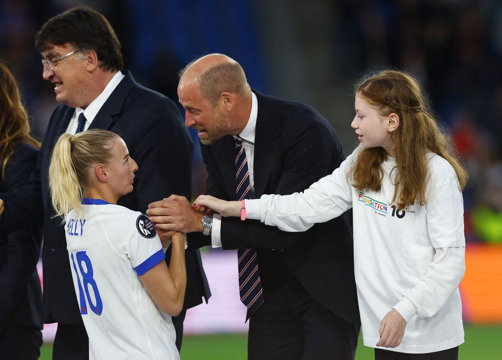 Prince William attended the final with Princess Charlotte