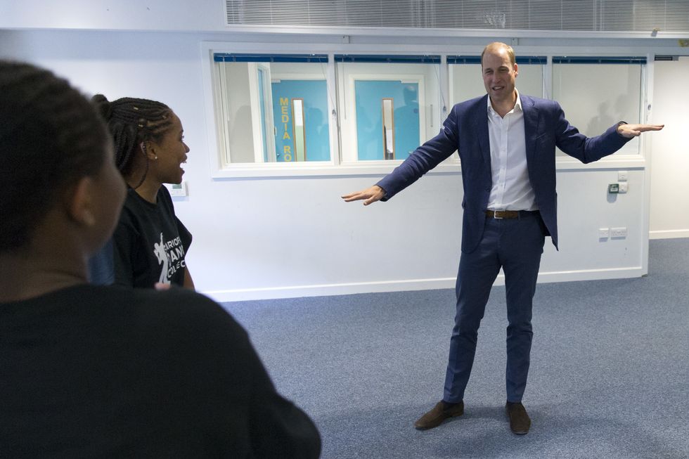 Prince William dancing