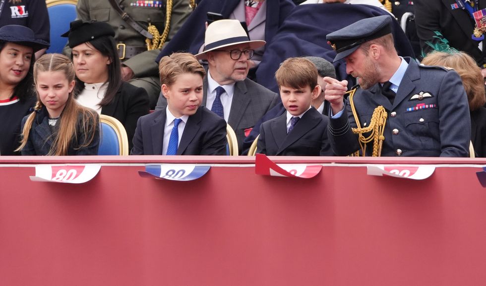 Prince William, George, Charlotte and Louis