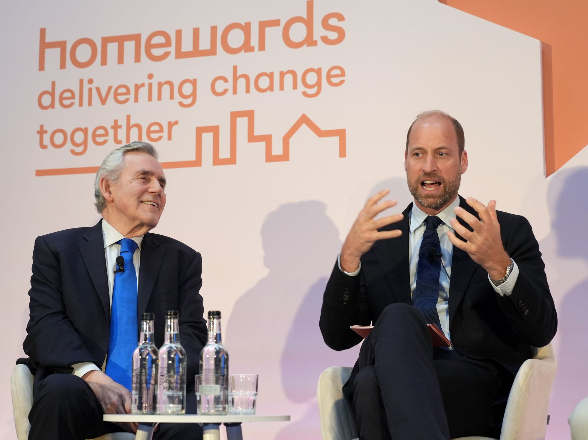 Prince William, Gordon Brown